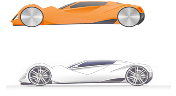 Graphicdesign Car
