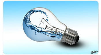 Light Bulb Water Manipulation